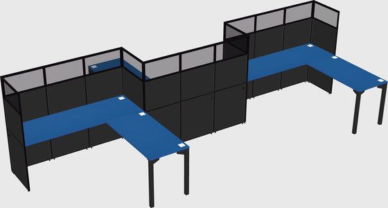 Rectangular cubicles