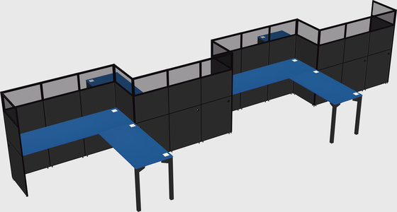 Rectangular cubicles