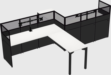 Rectangular cubicles