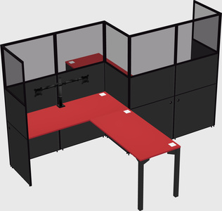 Rectangular cubicles