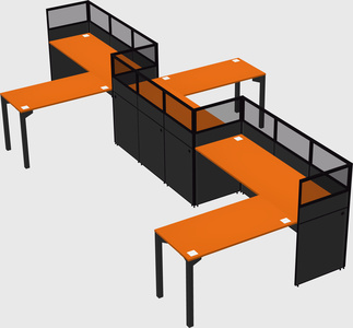 Rectangular cubicles