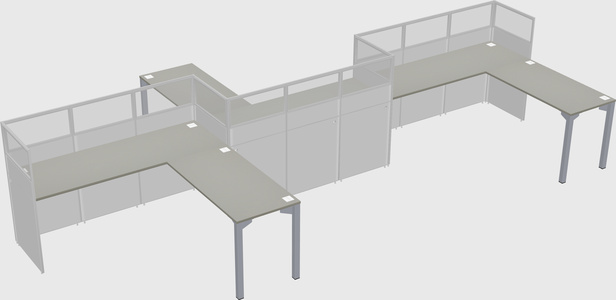 Rectangular cubicles