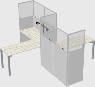 Rectangular cubicles