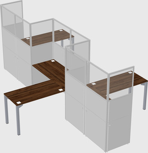 Cabines en l