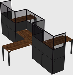 Rectangular cubicles