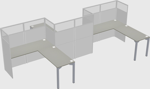 Rectangular cubicles