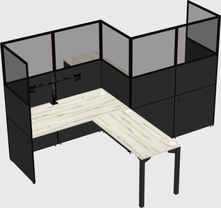Rectangular cubicles