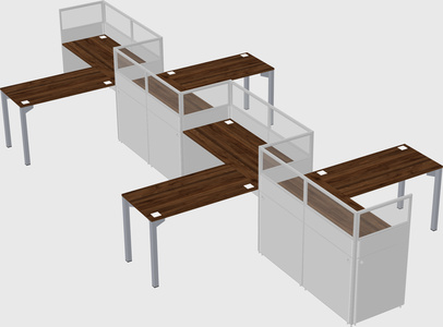 Rectangular cubicles