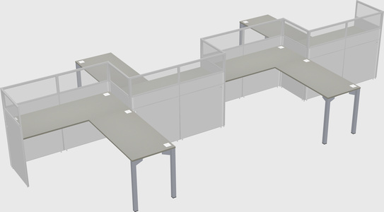 Rectangular cubicles
