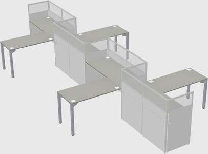 Rectangular cubicles