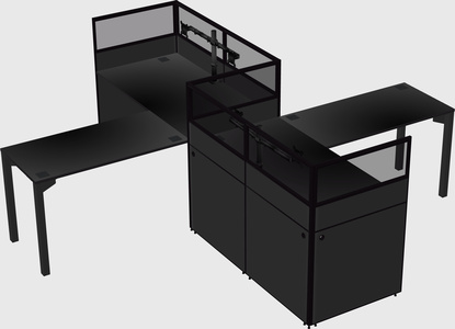 Rectangular cubicles