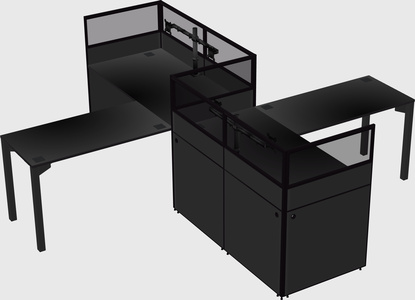Rectangular cubicles