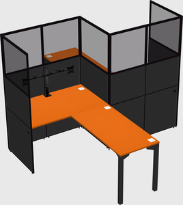 Rectangular cubicles