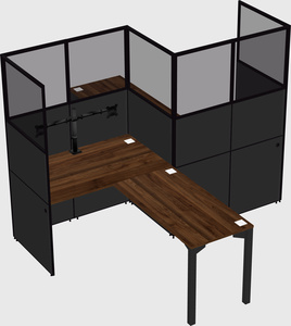 L-shape cubicles