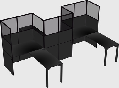 Rectangular cubicles