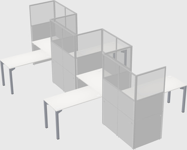 Rectangular cubicles