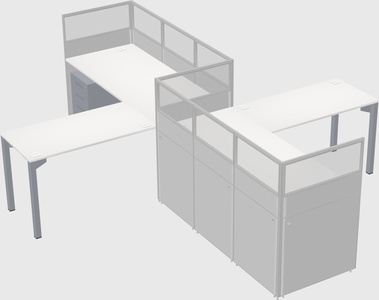 Rectangular cubicles