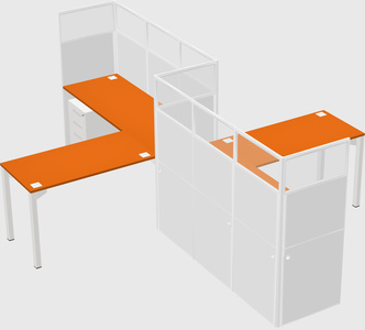 Rectangular cubicles