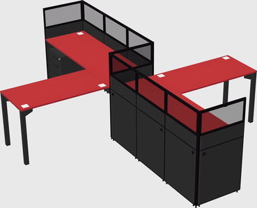 Rectangular cubicles