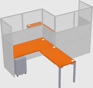 Rectangular cubicles