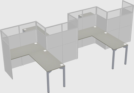 Rectangular cubicles