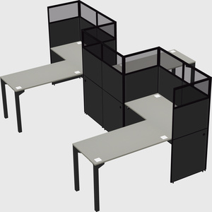 L-shape cubicles