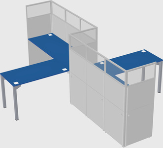 Rectangular cubicles