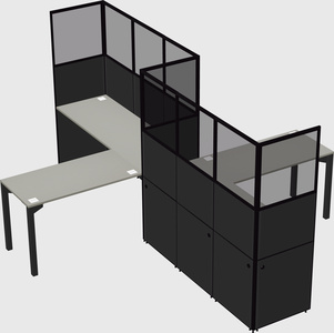Rectangular cubicles