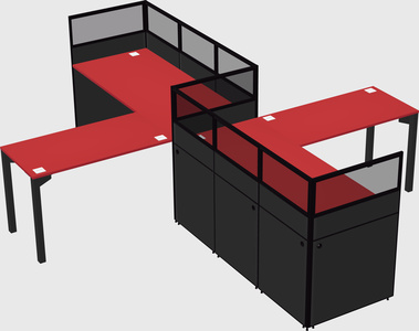 Rectangular cubicles