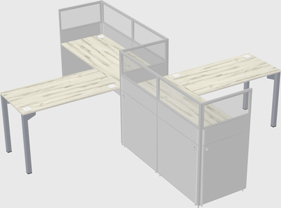 Rectangular cubicles