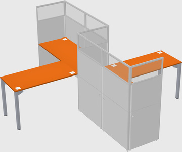 Rectangular cubicles