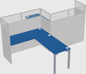 L-shape cubicles