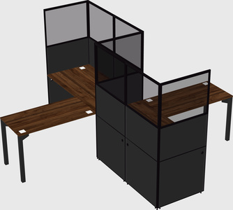 Rectangular cubicles