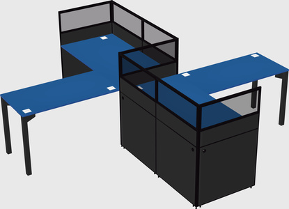 Rectangular cubicles