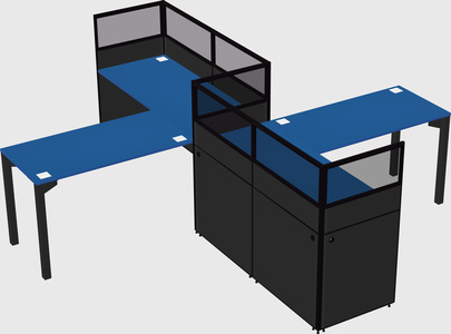 Rectangular cubicles
