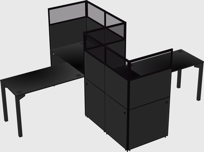 Rectangular cubicles