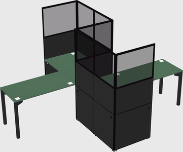 Rectangular cubicles