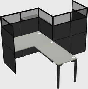 L-shape cubicles