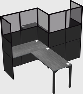 L-shape cubicles