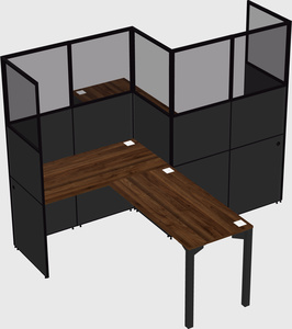 L-shape cubicles