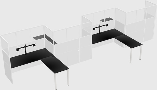 Rectangular cubicles