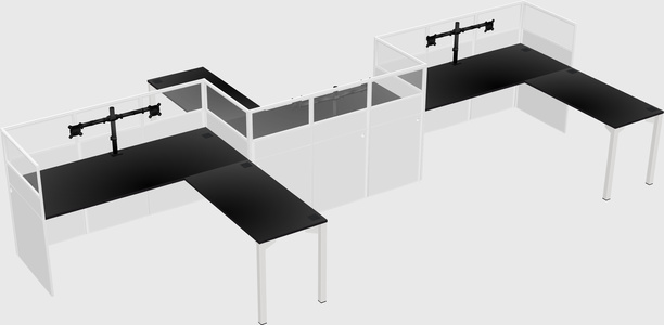 Rectangular cubicles