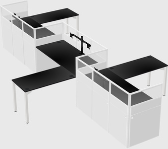 Rectangular cubicles