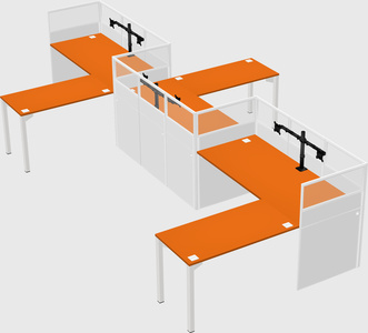 Rectangular cubicles