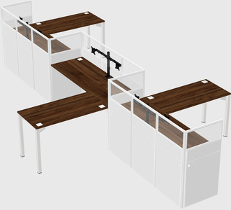 Rectangular cubicles
