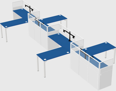 Cabines en l