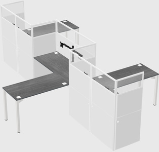 Rectangular cubicles