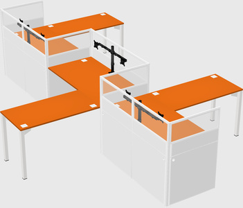 Rectangular cubicles