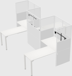 Rectangular cubicles