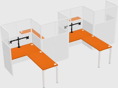Rectangular cubicles